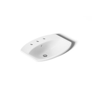 Cimarron 22-3/4" rectangle drop-in bathroom sink - K-2351-8-0