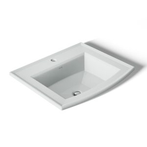 Archer 22-3/4" rectangular drop-in bathroom sink - K-2356-1-95