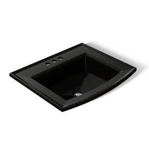 Archer 22-3/4" rectangular drop-in bathroom sink - K-2356-4-7