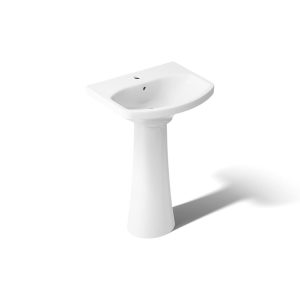 Cimarron 22-3/4" rectangular pedestal bathroom sink - K-2362-1-0