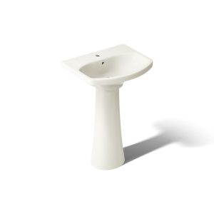 Cimarron 22-3/4" rectangular pedestal bathroom sink - K-2362-1-96