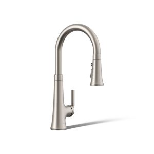 Tone Pull-down kitchen sink faucet with three-function sprayhead - K-23764-VS