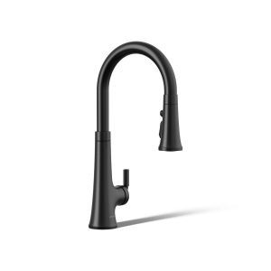 Tone Touchless pull-down kitchen sink faucet with three-function sprayhead - K-23766-BL