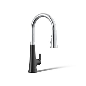 Tone Touchless pull-down kitchen sink faucet with three-function sprayhead - K-23766-CBL