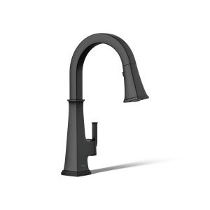 Riff Pull-down kitchen sink faucet with three-function sprayhead - K-23830-BL