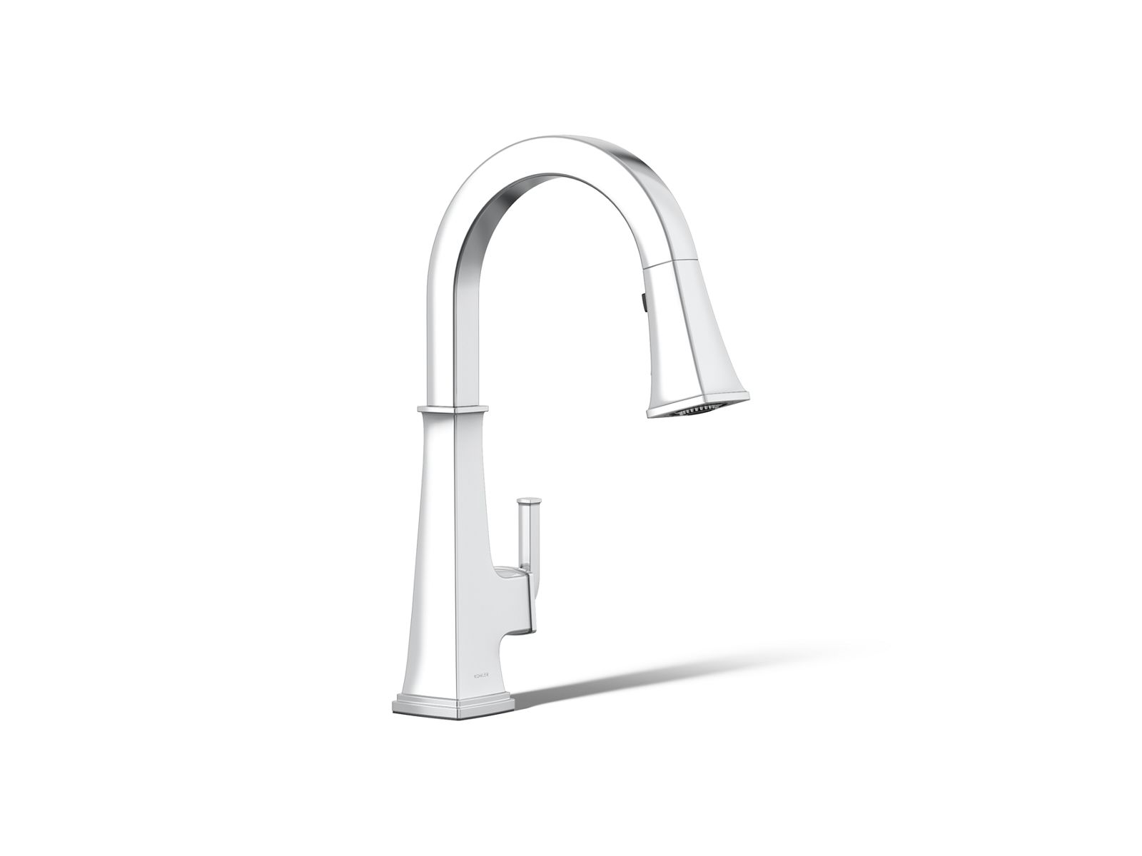 Riff Pull-down kitchen sink faucet with three-function sprayhead - K-23830-CP