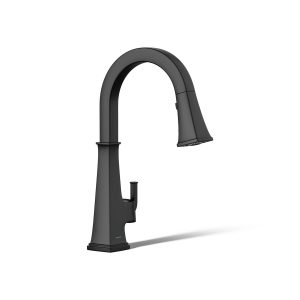 Riff Touchless pull-down kitchen sink faucet with KOHLER Konnect and three-function sprayhead - K-23832-WB-BL