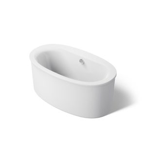 Sunstruck 60" x 34" freestanding bath with straight shroud - K-24001-0