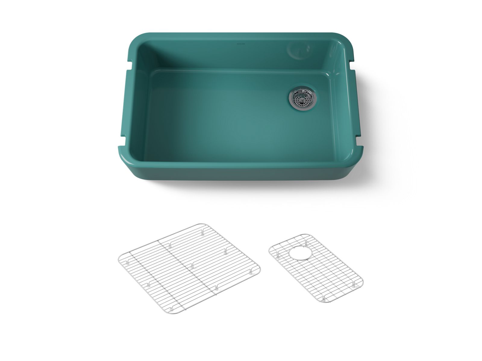 Ironridge 34" undermount single-bowl farmhouse kitchen sink - K-24268-17