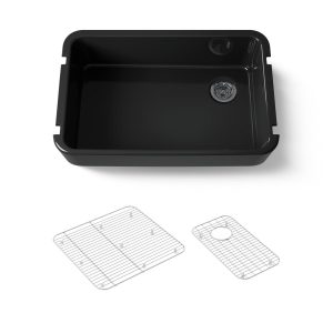 Ironridge 34" undermount single-bowl farmhouse kitchen sink - K-24268-7