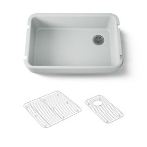 Ironridge 34" undermount single-bowl farmhouse kitchen sink - K-24268-95