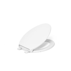 Border ReadyLatch Quiet-Close elongated toilet seat with antimicrobial agent - K-24495-A-0