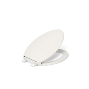 Border ReadyLatch Quiet-Close elongated toilet seat with antimicrobial agent - K-24495-A-96