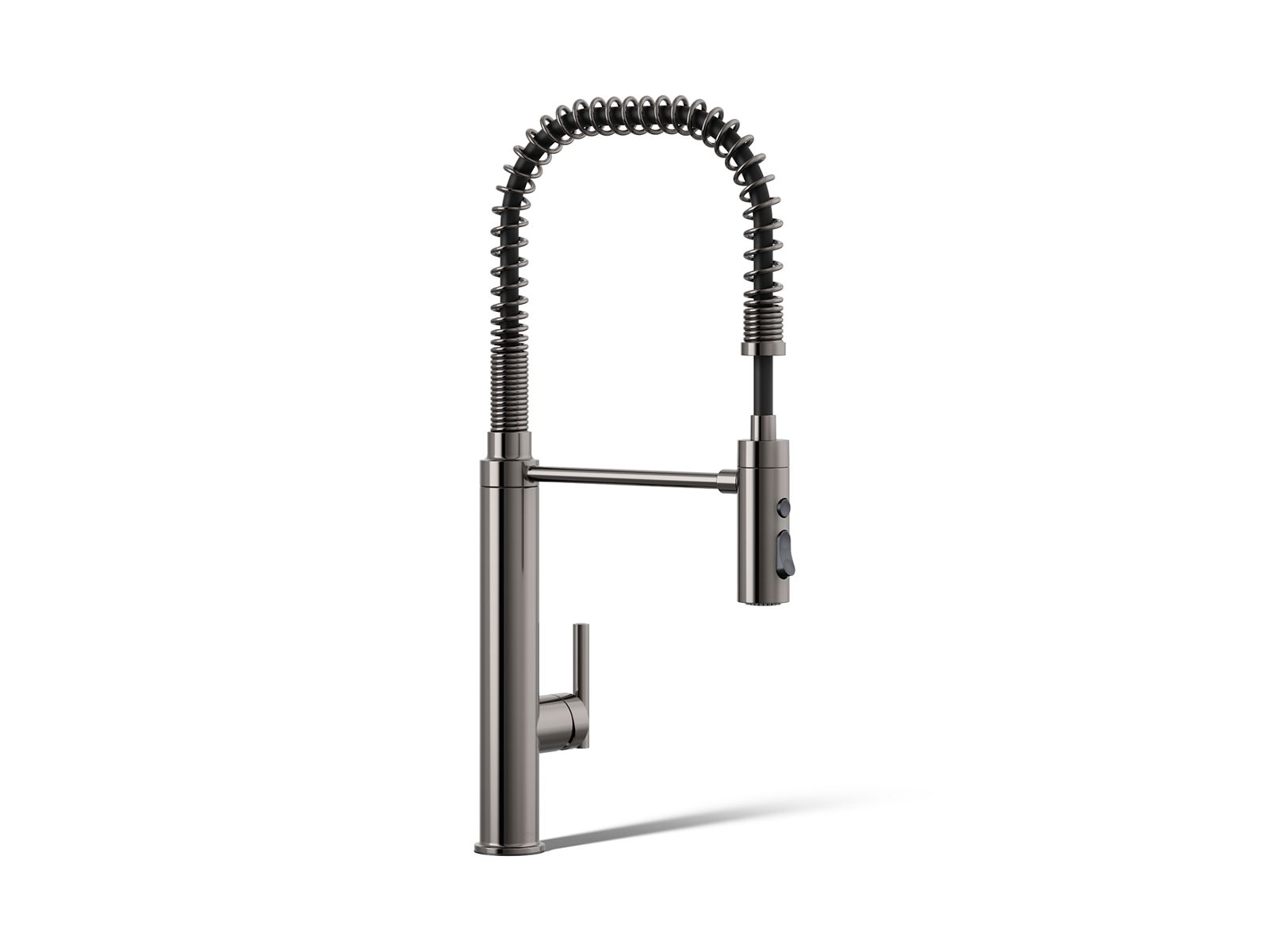 Purist Semi-professional kitchen sink faucet with three-function sprayhead - K-24982-TT