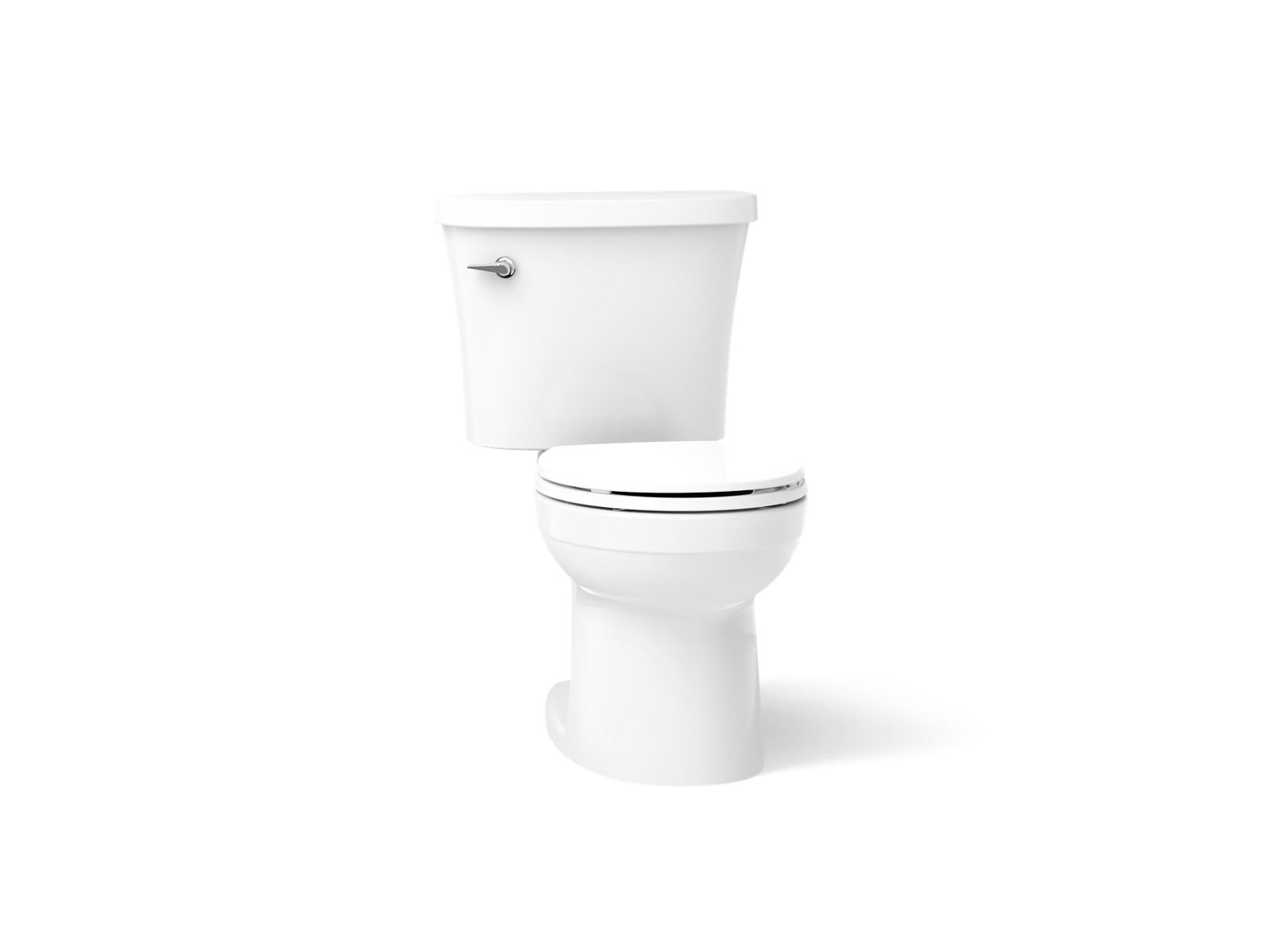 Kingston Two-piece round-front toilet, 1.28 gpf - K-25097-0