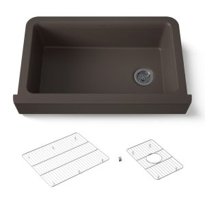 Cairn Undermount single-bowl farmhouse kitchen sink - K-25784-CM2