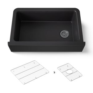 Cairn 34" undermount single-bowl farmhouse kitchen sink - K-25786-CM1