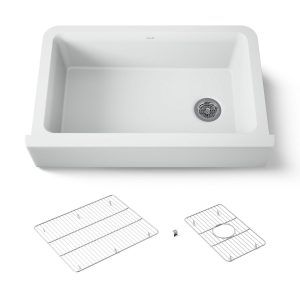 Cairn 34" undermount single-bowl farmhouse kitchen sink - K-25786-CM6