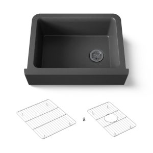 Cairn 29-11/16" undermount single-bowl farmhouse kitchen sink - K-25787-CM7