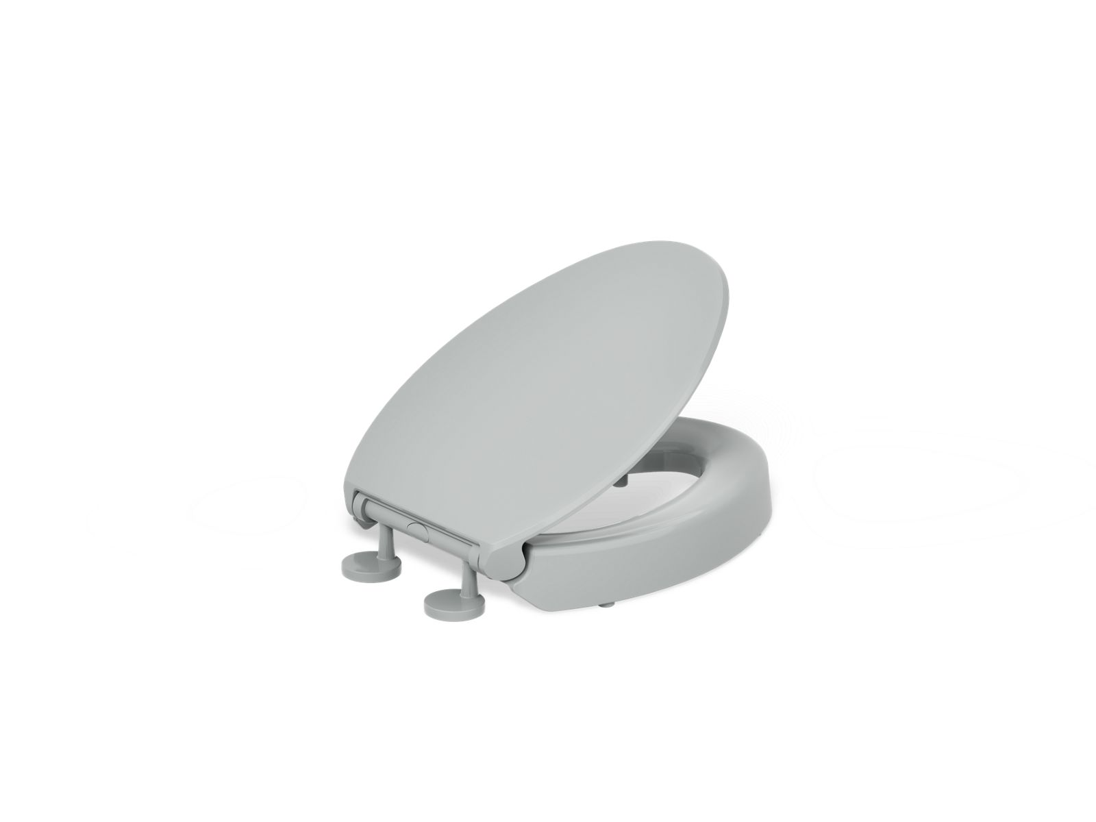 Hyten Elevated Quiet-Close elongated toilet seat - K-25875-95