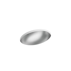 Rhythm 23-1/4" oval undermount bathroom sink, no overflow - K-2602-SU-NA