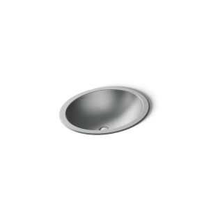 Bachata 20" oval drop-in/undermount bathroom sink, no overflow - K-2608-MU-NA