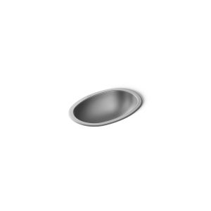 Bolero 16-3/4" oval drop-in/undermount bathroom sink, no overflow - K-2611-SU-NA
