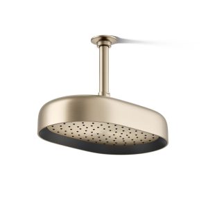 Statement Oblong 12" single-function rainhead, 2.5 gpm - K-26293-BV