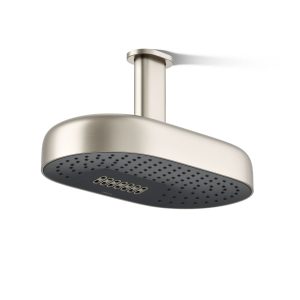 Statement Oblong 14" two-function rainhead, 2.5 gpm - K-26295-BN