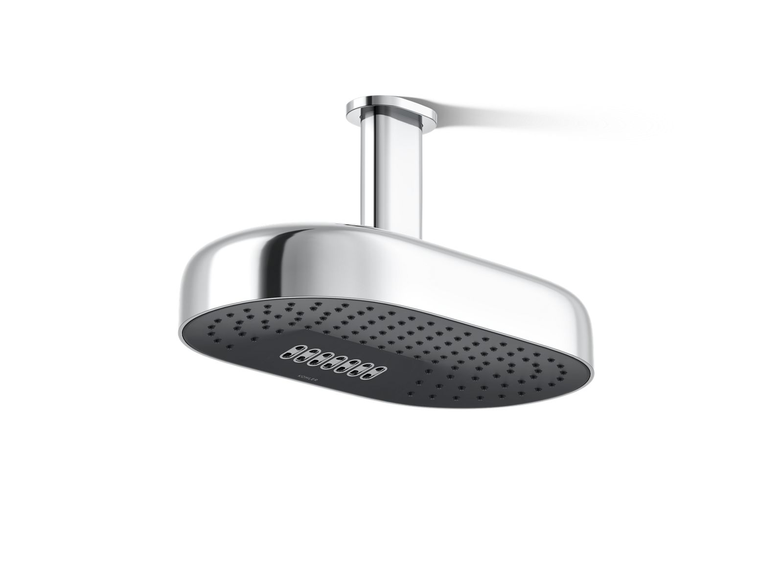 Statement Oblong 14" two-function rainhead, 2.5 gpm - K-26295-CP