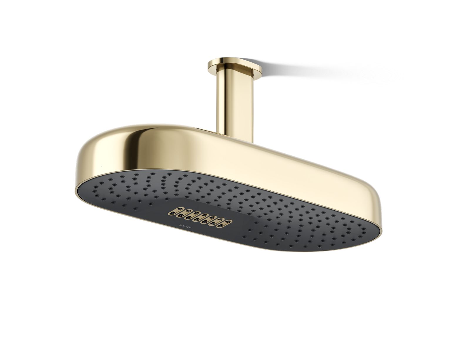 Statement Oblong 18" two-function rainhead, 2.5 gpm - K-26297-AF