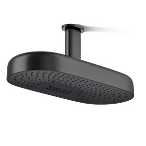 Statement Oblong 18" two-function rainhead, 2.5 gpm - K-26297-BL