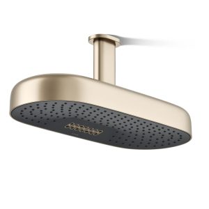 Statement Oblong 18" two-function rainhead, 2.5 gpm - K-26297-BV
