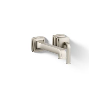 Riff Wall-mount single-handle bathroom sink faucet, 1.2 gpm - K-26431-4-BN