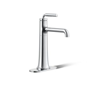 Tone Tall single-handle bathroom sink faucet, 0.5 gpm - K-26437-4N-CP