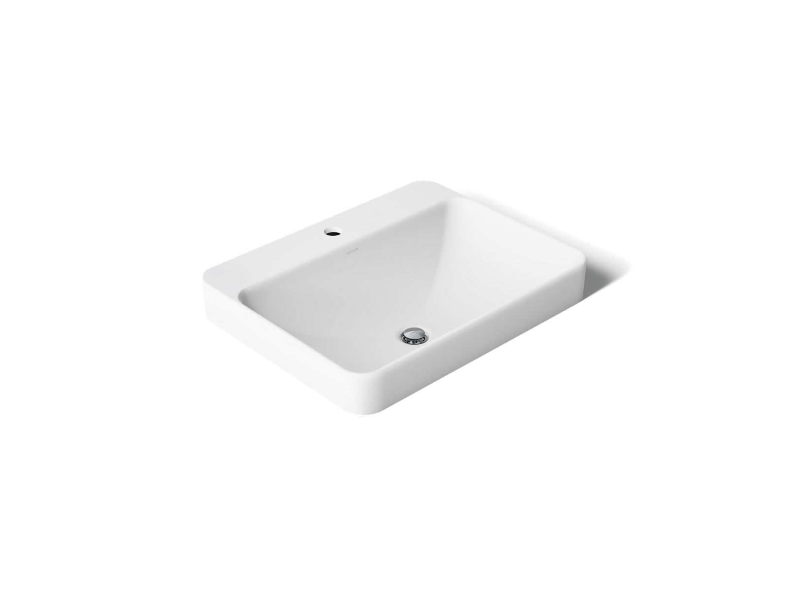 Vox 23" rectangular vessel bathroom sink - K-2660-1-0