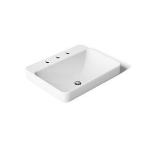 Vox 23" rectangular vessel bathroom sink - K-2660-8-0