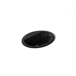 Bryant 20-1/4" oval drop-in bathroom sink - K-2699-4-7
