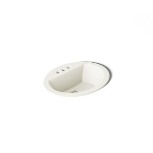 Bryant 20-1/4" oval drop-in bathroom sink - K-2699-4-96