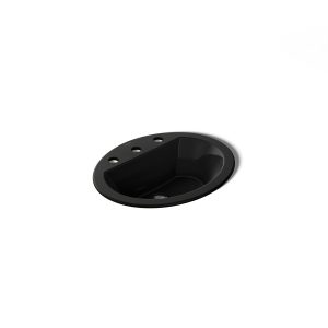 Bryant 20-1/4" oval drop-in bathroom sink - K-2699-8-7