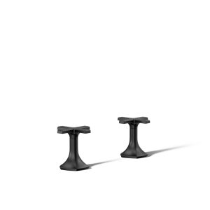 Occasion Deck-mount bath faucet handles with Cross design - K-27018-3-BL