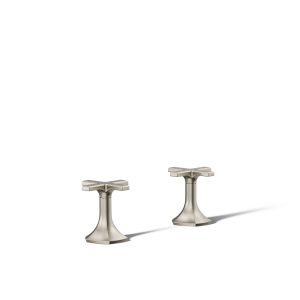 Occasion Deck-mount bath faucet handles with Cross design - K-27018-3-BN