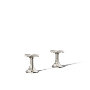 Occasion Deck-mount bath faucet handles with Cross design - K-27018-3-SN