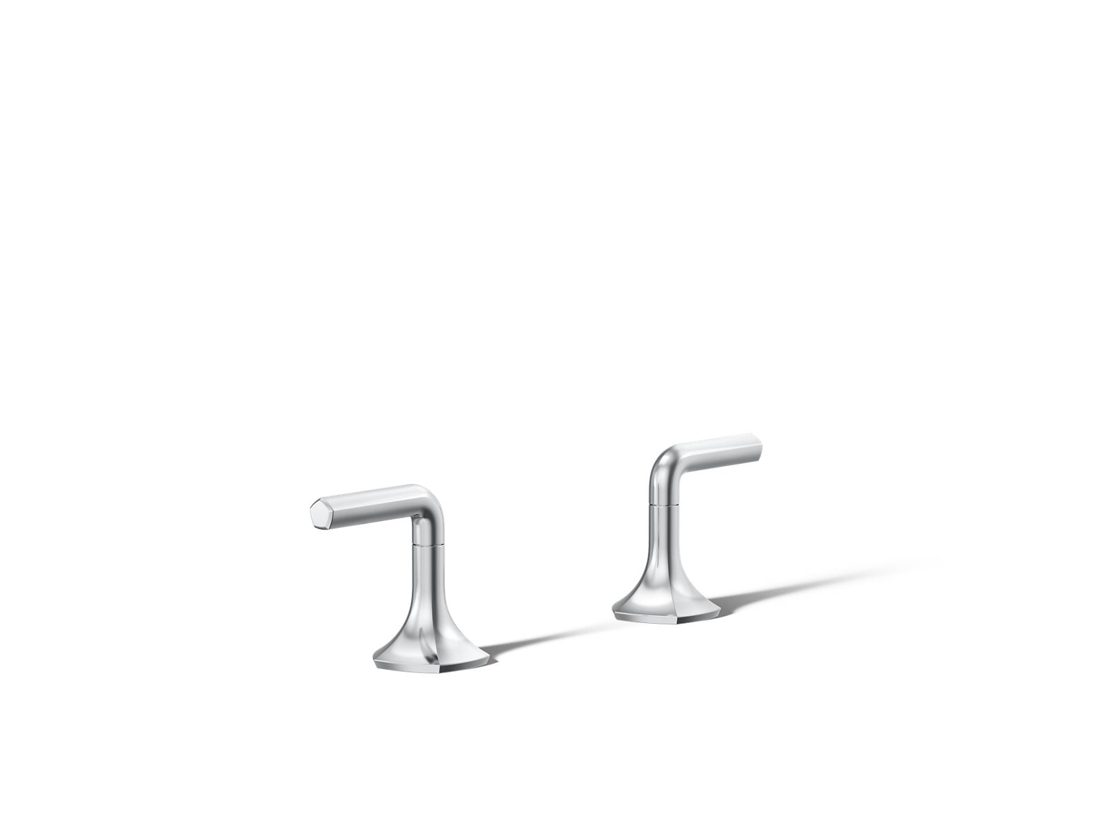 Occasion Deck-mount bath faucet handles with Lever design - K-27018-4-CP