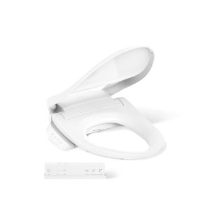 PureWash E700 Elongated bidet toilet seat with remote control - K-27142-CR-0