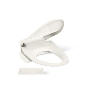 PureWash E700 Elongated bidet toilet seat with remote control - K-27142-CR-96