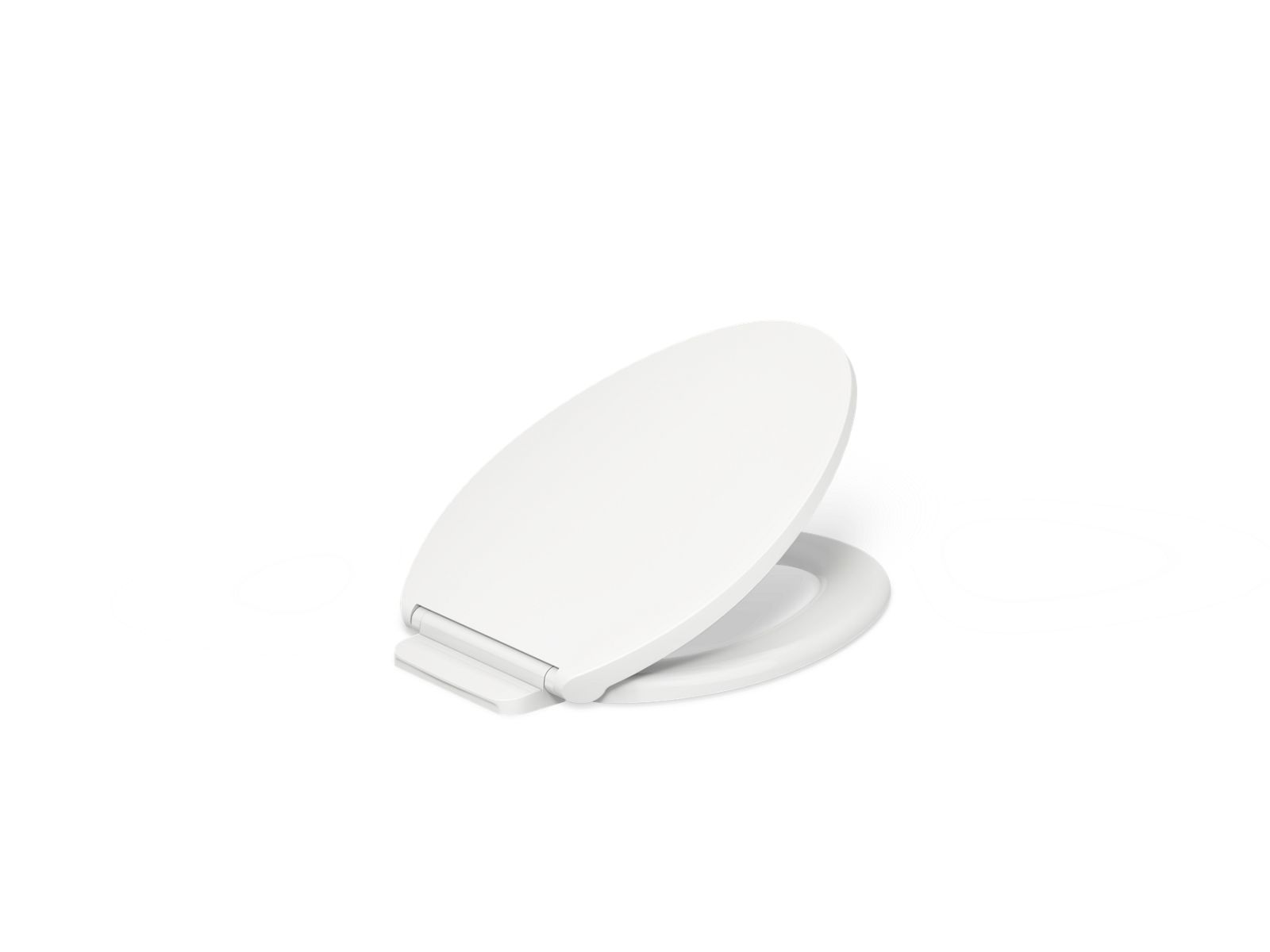 Glissade ReadyLatch Quiet-Close elongated toilet seat - K-27331-0