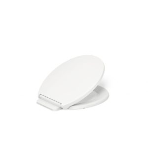 Glissade ReadyLatch Quiet-Close round-front toilet seat - K-27332-0