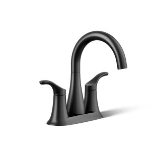 Simplice Centerset bathroom sink faucet, 1.2 gpm - K-27388-4-BL