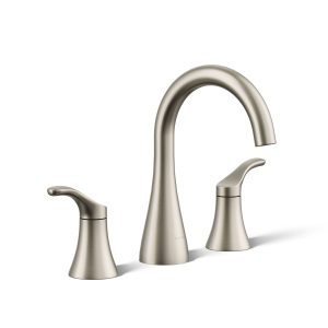 Simplice Widespread bathroom sink faucet, 0.5 gpm - K-27390-4N-BN